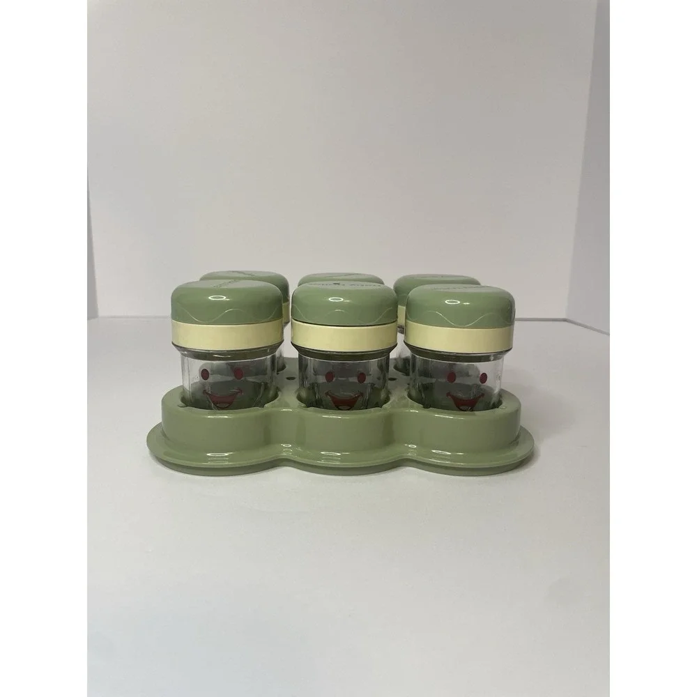 Nutribullet Baby 6 Green Storage Container Set &‎ Stack Tray Replacement Part